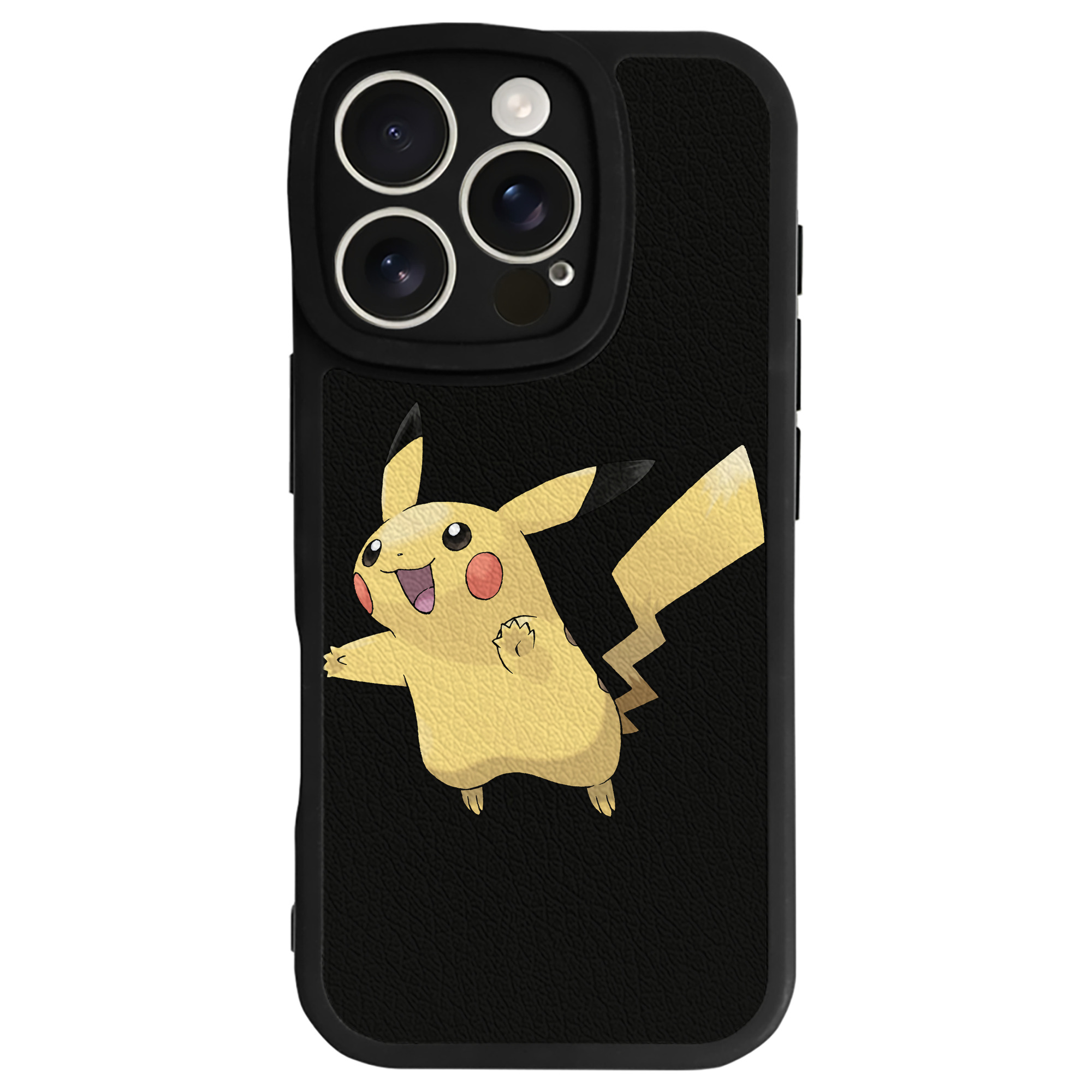 （画像用） ポケットモンスター Pokémon 【iPhone 16シリーズ対応】シリコンスマホケース（レザー調） 材質：シリコン